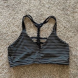 Victoria Secret striped sports bra